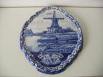 Makkum Tichelaar keramiek tegelplaat jr1880 Visser bij molen, Antiek en Kunst, Antiek | Keramiek en Aardewerk, Ophalen of Verzenden