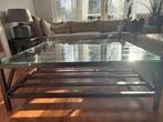 Salontafel Architect, Huis en Inrichting, Tafels | Salontafels, Ophalen, Gebruikt, Glas, Vierkant
