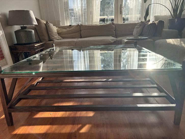 Salontafel Architect, Huis en Inrichting, Tafels | Salontafels, Gebruikt, Minder dan 50 cm, 100 tot 150 cm, 100 tot 150 cm, Vierkant