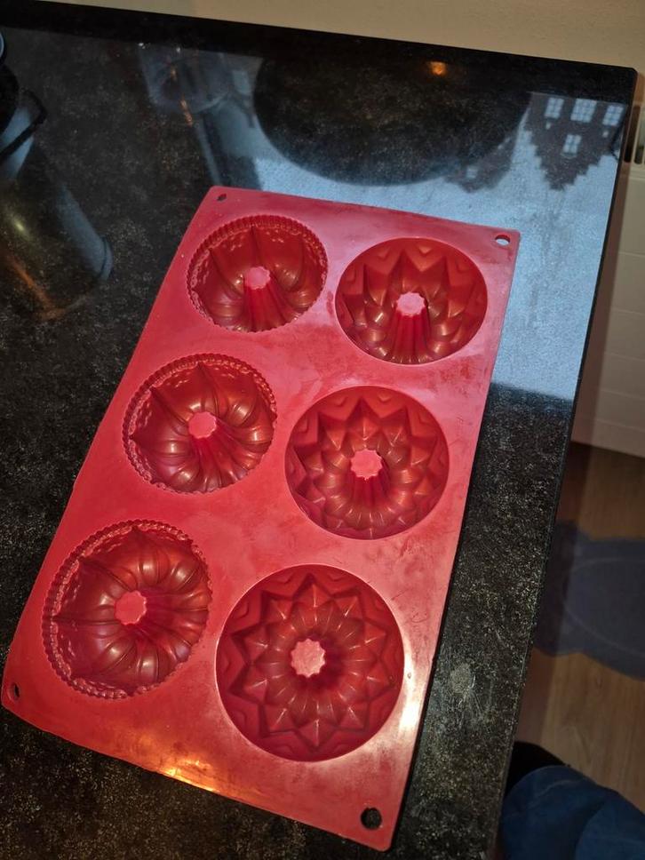 Silicone Bakvormpjes - Mini Cakejes, Huis en Inrichting, Keuken | Keukenbenodigdheden, Zo goed als nieuw, Ophalen of Verzenden