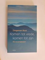 Dingeman Boot - Komen tot vrede, komen tot zijn, Ophalen of Verzenden, Zo goed als nieuw, Dingeman Boot