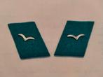 DDR Luftstreitkrafte manschappen setje kraagspiegels, Verzenden, Luchtmacht, Duitsland, Embleem of Badge