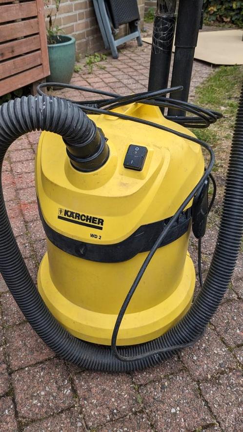Kärcher WD2 nat/droog zuiger, Doe-het-zelf en Verbouw, Reinigingsmachines, Gebruikt, Ophalen