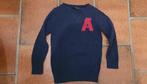 Donker blauwe trui met rode A maat 104 van Charles Vogele, Ophalen of Verzenden, Gebruikt, Jongen, Trui of Vest