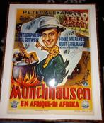 Originele filmposter van Münchhausen in Afrika, Ophalen of Verzenden, Zo goed als nieuw, Film, Poster