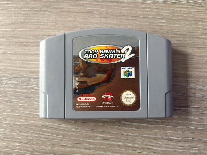 Tony Hawk’s Pro Skater 2 voor de Nintendo 64. ZGAN, Spelcomputers en Games, Games | Nintendo 64, Zo goed als nieuw, Sport, 3 spelers of meer