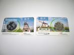 Het Molen Vijfje in Unc kwaliteit in Coincard, Ophalen of Verzenden, Koningin Beatrix, Euro's, Setje