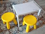 Kids stools and table, Tuin en Terras, Ophalen of Verzenden, Zo goed als nieuw, 2 zitplaatsen