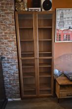 Billy/Oxberg boekenkast met glazen deuren, Ophalen, Zo goed als nieuw