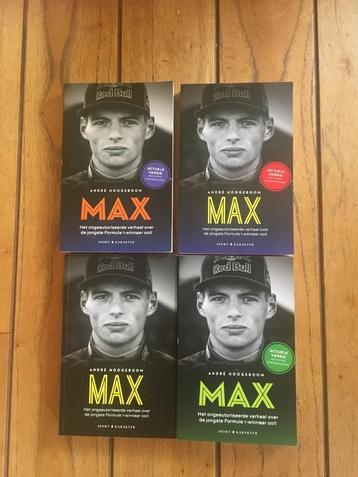 Sportboeken- Max ( 4 x verschillend) formule 1  beschikbaar voor biedingen