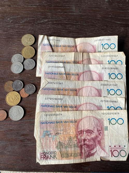 Belgische 100 Frank Biljetten + Munten, Postzegels en Munten, Bankbiljetten | België, Los biljet, Ophalen of Verzenden