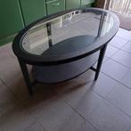 Leuke (tuin) tafel, ovaal-zwart-glas, Ophalen, Ovaal, Overige materialen