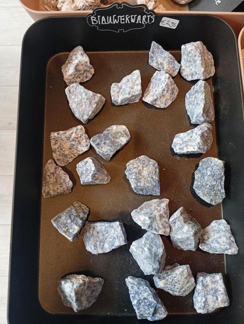 Blauwe kwarts, Verzamelen, Mineralen en Fossielen, Mineraal, Ophalen of Verzenden