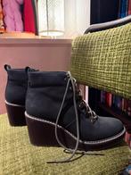 Toms laarsjes blauw met sleehak, Kleding | Dames, Schoenen, Ophalen of Verzenden, Zo goed als nieuw, Blauw