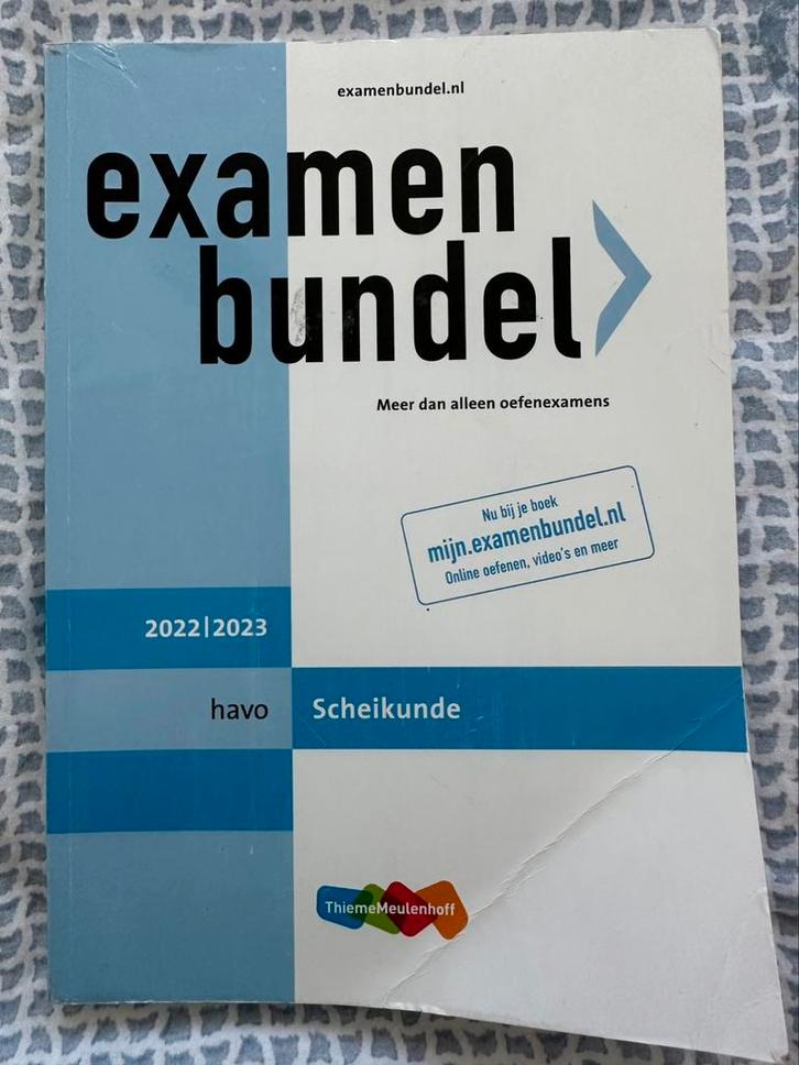 havo Scheikunde examenbundel 2022/2023, Boeken, Schoolboeken, Zo goed als nieuw, Nederlands, HAVO, Ophalen of Verzenden