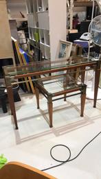 Prachtige KWALITEITS side table. En salontafel., 100 tot 150 cm, Ophalen of Verzenden, Zo goed als nieuw, 25 tot 50 cm