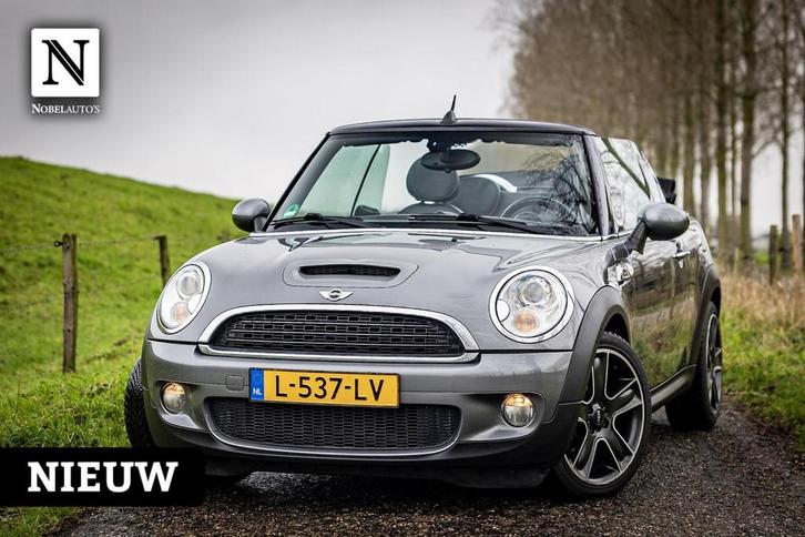 Mini Cabrio 1.6 Cooper S|Cabrio |174pk|Leer |Stoelverwarming, Auto's, Mini, Bedrijf, Te koop, Cabrio, ABS, Airbags, Airconditioning