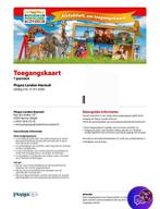 Plopsa Aqua toegangskaarten, Tickets en Kaartjes, Drie personen of meer, Ticket of Toegangskaart