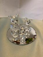 Swarovski Kristallen Beertjes Set + Spiegel - Als Nieuw, Ophalen of Verzenden, Zo goed als nieuw, Figuurtje