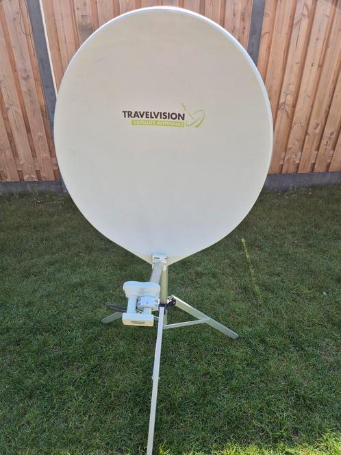 Travel Vision R7 volautomatische schotel., Audio, Tv en Foto, Schotelantennes, Zo goed als nieuw, (Schotel)antenne, Ophalen