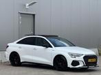 Audi A3 Limousine 35 TFSI 3x Sline PANO NAP BTW, 65 €/maand, 4 cilinders, 150 pk, Leder en Stof