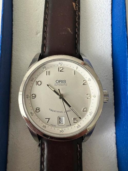 Oris heren horloge - swiss made - model 7505, Sieraden, Tassen en Uiterlijk, Horloges | Heren, Zo goed als nieuw, Polshorloge