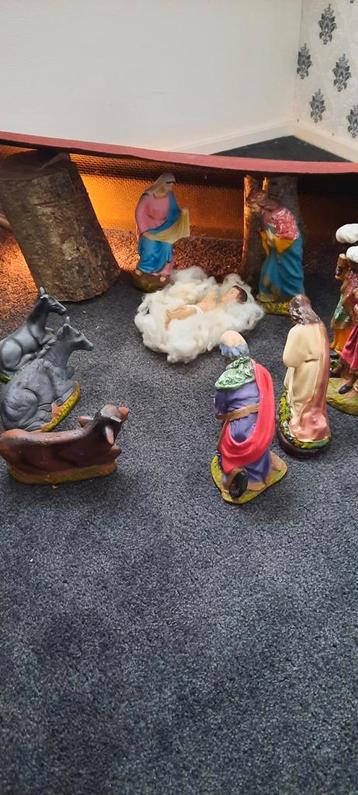 Kerstbeelden groot (25 cm)gips vaste prijs  beschikbaar voor biedingen