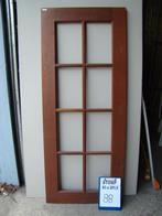 Hardhout MERBAU binnendeur MAGAZIJNOPRUIMING 83x201,5 stomp, Ophalen, Glas, Binnendeur, 200 tot 215 cm