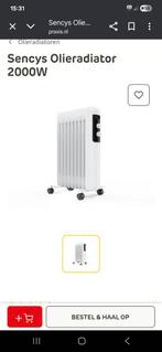 Sencys Olie Radiator 2000W - Perfect voor de winter!, Doe-het-zelf en Verbouw, Ophalen, 30 tot 80 cm, Gebruikt, Radiator