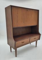 Vintage kast teak hout barkast kastje Teeffelen stijl, Ophalen, Gebruikt, ., Mid century modern Scandinavisch