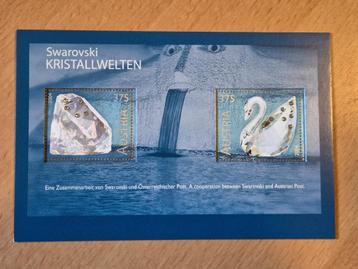 Oostenrijk 2004 Vel 2x 375 met "Swarovski" Kristal inleg PF beschikbaar voor biedingen