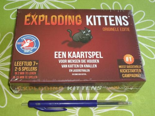 Nieuw in seal: Exploding Kittens kaartspel originele editie, Hobby en Vrije tijd, Gezelschapsspellen | Kaartspellen, Nieuw, Een of twee spelers
