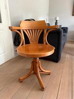 Vintage Houten Bureaustoel. Design Stoel, Antiek en Kunst, Ophalen