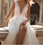 Vesilna Trouwjurk - Maat 38 - Ivoor, Ophalen of Verzenden, Zo goed als nieuw, Wit, Trouwjurk