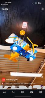 Hanglamp Kinderkamer - Vliegtuig - Retro, Ophalen of Verzenden, Zo goed als nieuw, Minder dan 50 cm