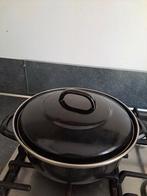 Gietijzeren Braadpan - 26cm, Ophalen of Verzenden, Gebruikt, Gietijzer, Koekenpan of Braadpan