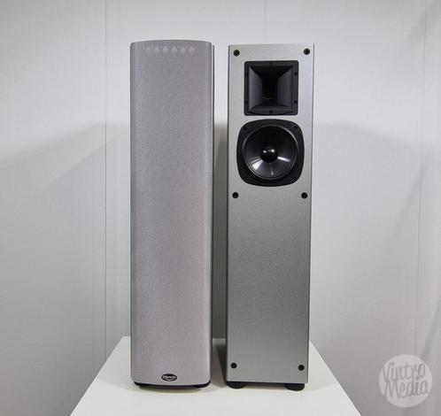 Klipsch SF1 Silver Luidsprekers | Speakers | Zuil-Speakers, Audio, Tv en Foto, Luidsprekers, Gebruikt, Front, Rear of Stereo speakers