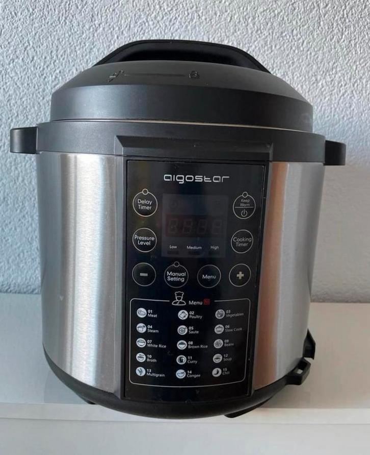 Aigostar Multicooker - Zo goed als nieuw!, Witgoed en Apparatuur, Slowcookers, Zo goed als nieuw, Timer, Ophalen of Verzenden