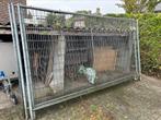 5 st Bouwhek met voeten, Tuin en Terras, Tuinhekken en Hekwerk, Ophalen, Zo goed als nieuw, IJzer