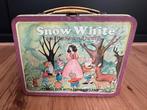 Vintage Sneeuwwitje blik Lunchbox met Spinner Game, Ophalen of Verzenden, Gebruikt