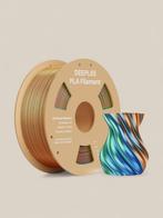 Nieuw! PLA Silk filament  1kg blauw groen oranje 1,75mm, Ophalen of Verzenden, Nieuw