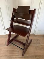 Allernieuwste model Stokke Tripp Trapp walnut brown triptrap, Ophalen, Zo goed als nieuw, Meegroeistoel, Stoelverkleiner