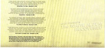 (BEATLES) MOJO PRESENTS  THE WHITE ALBUM RECOVERED 0000002 beschikbaar voor biedingen