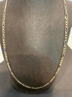 585/14k figaro missive gouden ketting., Sieraden, Tassen en Uiterlijk, Kettingen, Ophalen of Verzenden, Nieuw, Goud