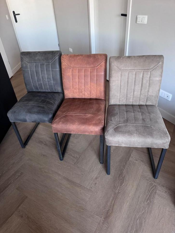 6 Haco  Eetkamerstoelen - Zeer Goede Staat, Huis en Inrichting, Stoelen, Zo goed als nieuw, Vijf, Zes of meer stoelen, Stof, Overige kleuren