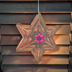 Vintage houten kerstster, Diversen, Kerst, Ophalen of Verzenden