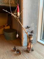 Antieke pendel kerstboom kaarsen houders. Kerst “Bikkel”, Ophalen of Verzenden