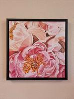 Pioenrozen Schilderij - Olieverf 40x40, Ophalen