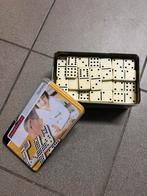 NIEUW! Domino met zware stenen en bewaarblik, Een of twee spelers, Ophalen of Verzenden, Nieuw, Gallery play