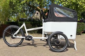Butchers & Bicycles elektrische bakfiets, topstaat, 1.380 km beschikbaar voor biedingen
